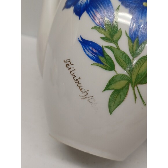 Seltmann Weiden Ingrid Demitasse Cup & Saucer Set Bavaria Blue Flower - Picture 5 of 8